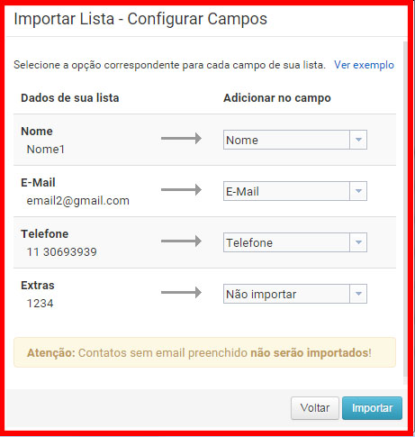 Importar lista Media Post