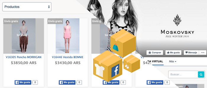 Loja no Facebook