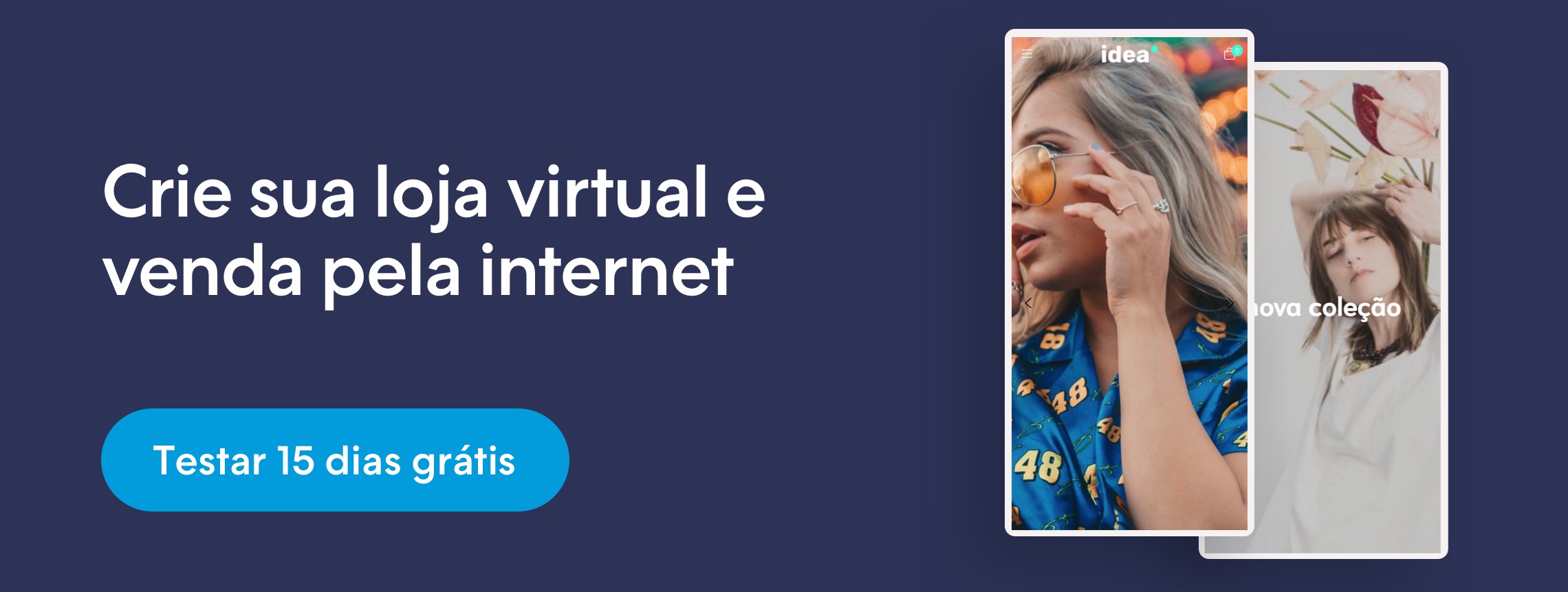 Crie sua loja virtual e venda pela internet