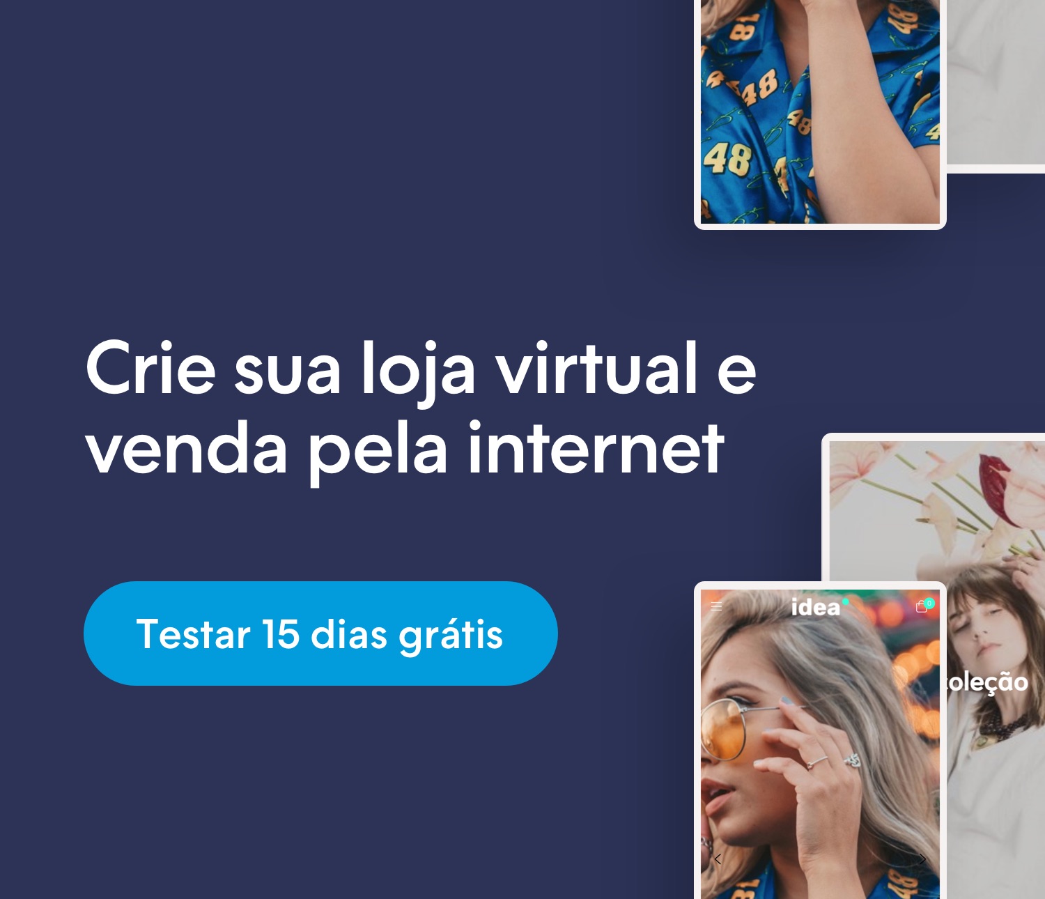 Crie sua loja virtual e venda pela internet