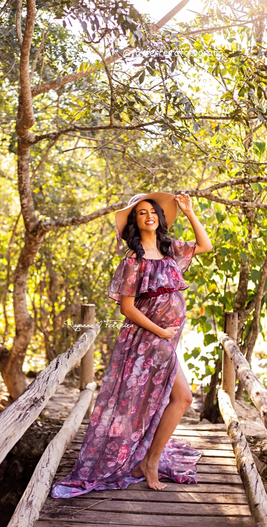 vestido ciganinha gestante