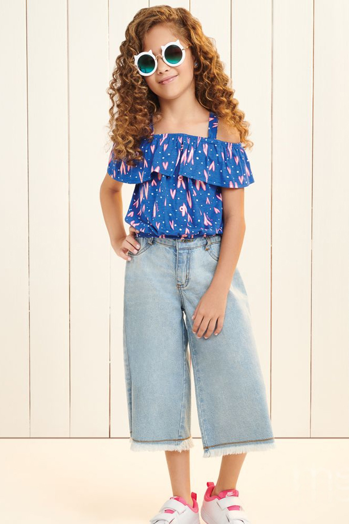 pantacourt jeans infantil