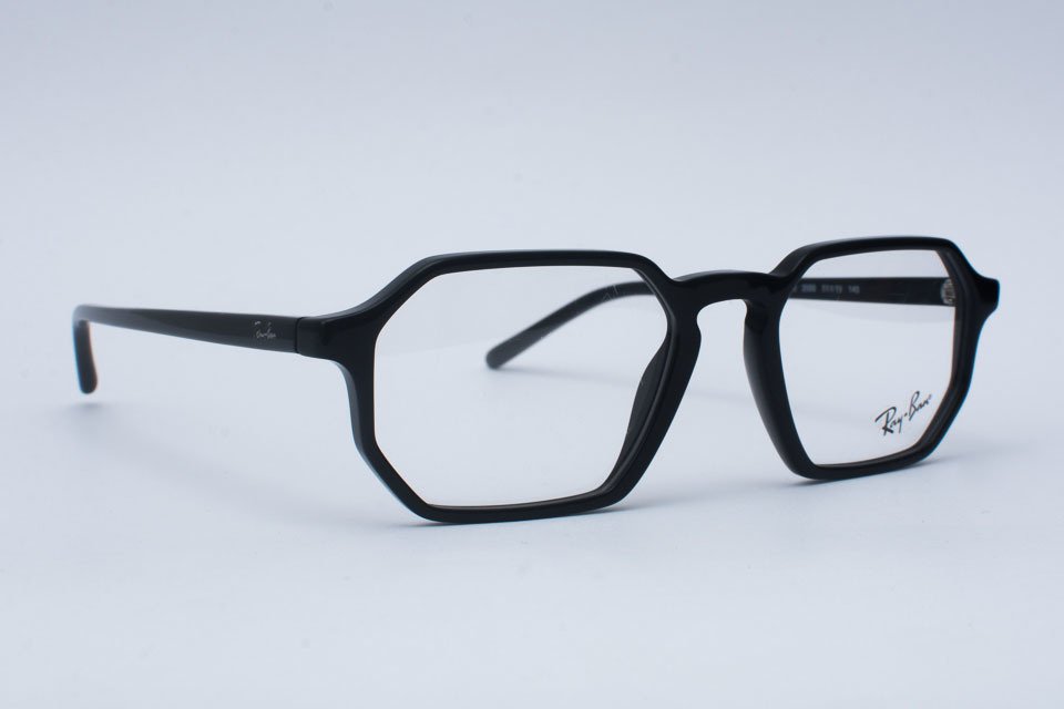 Óculos de grau Ray-Ban Original com Garantia e NF , modelo hexagonal preto.