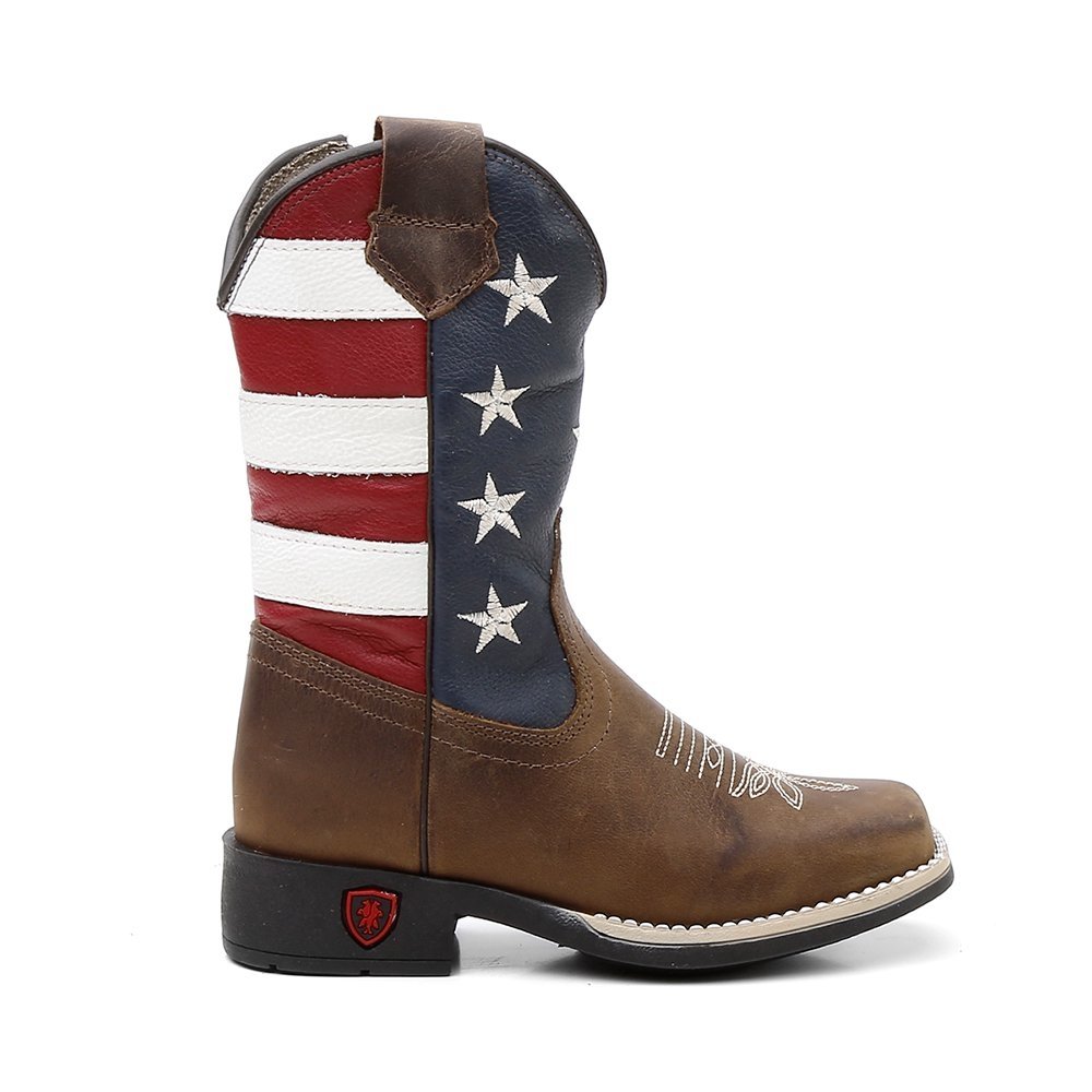 Bota Texana Infantil EUA Flag | 7M Boots