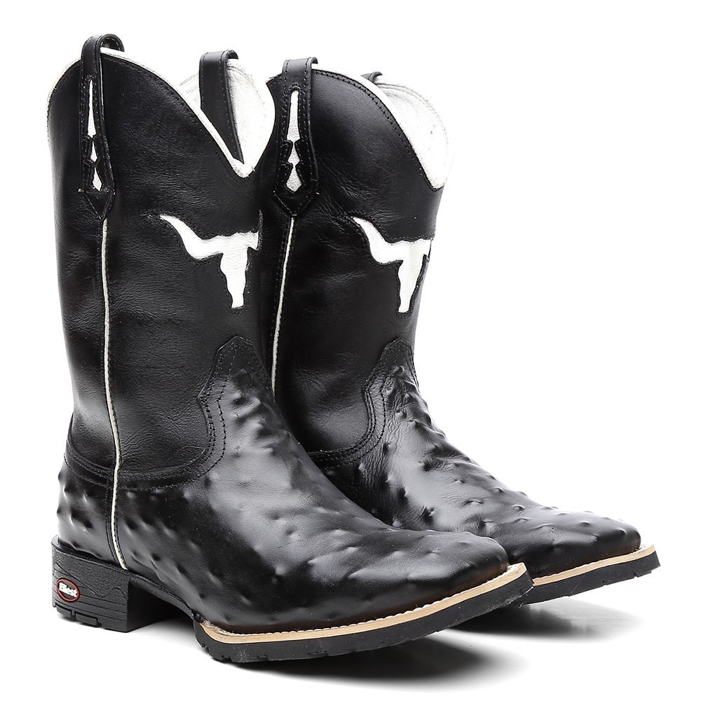 Bota Texana Masculina Black Bull