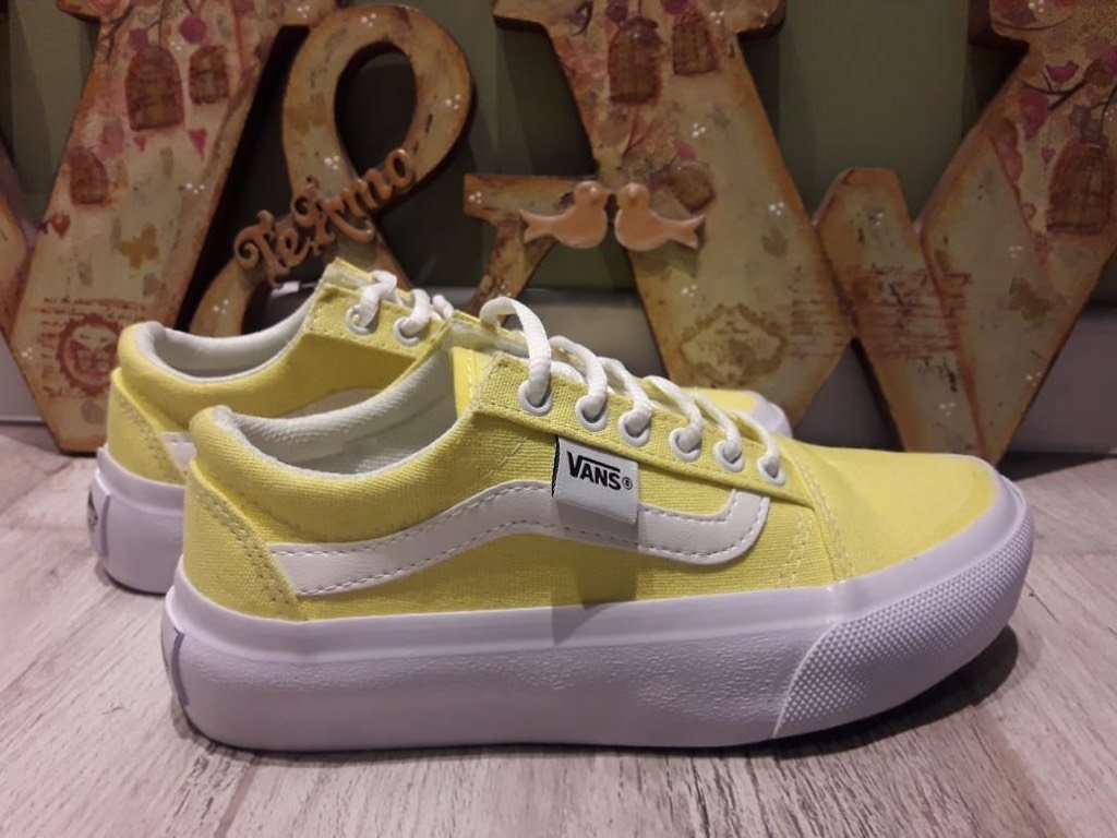 vans amarillas plataforma - Tienda Online de Zapatos, Ropa y Complementos  de marca