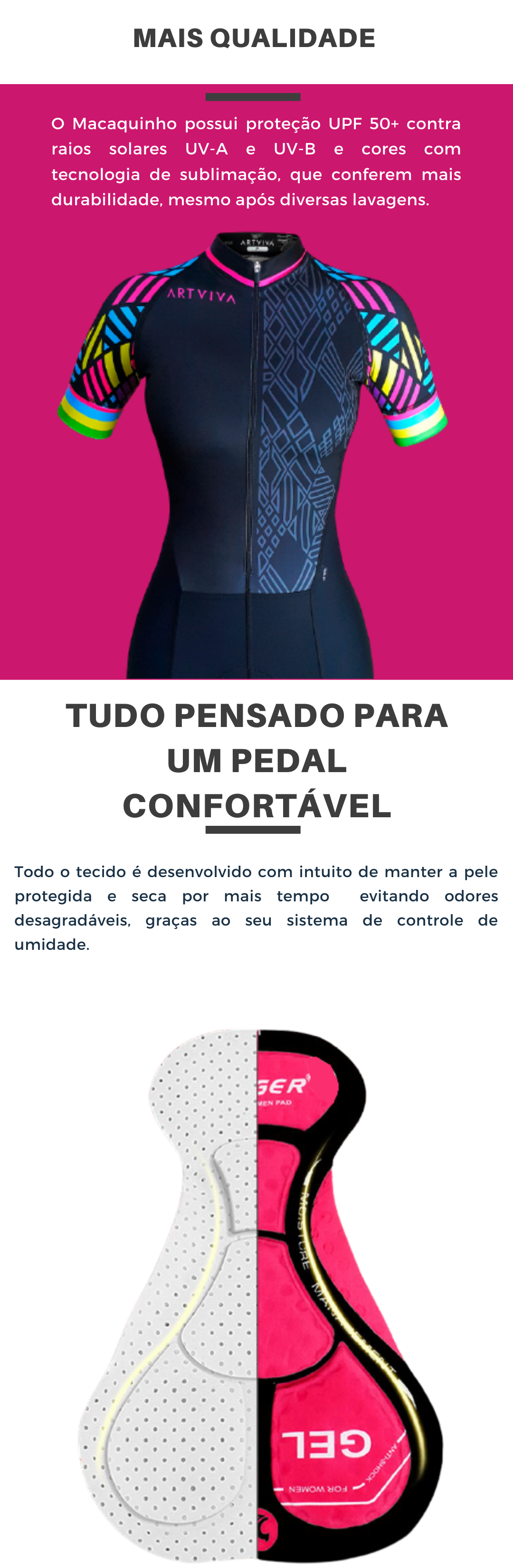 Macaquinho Ciclismo Feminino Glamour Pro 2021