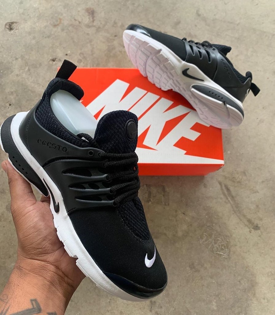 Tenis Nike Presto Preto Branco Comprar Em Gus Shop