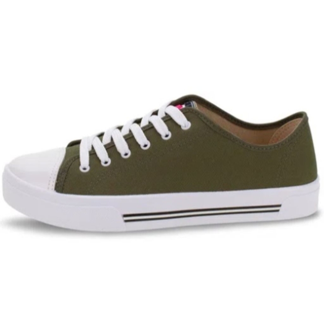 tenis moleca verde militar