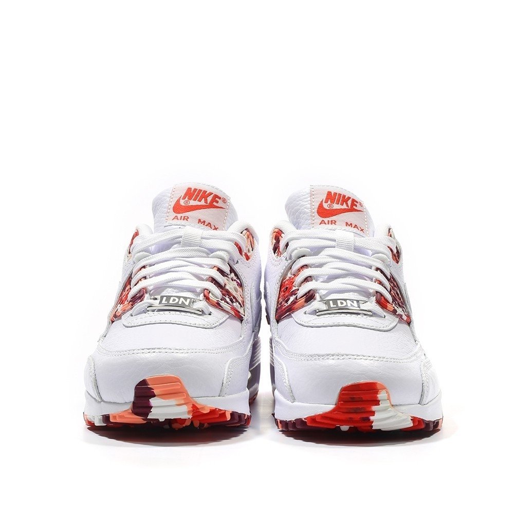 air max 90 floral branco