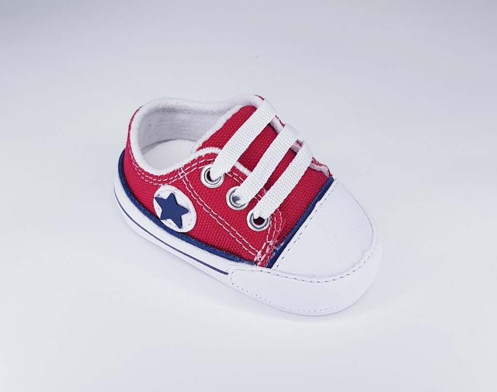 tenis baixo vermelho