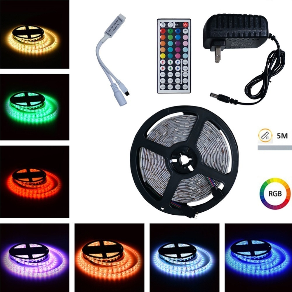 tira led de 5 metros 5050 rgb con