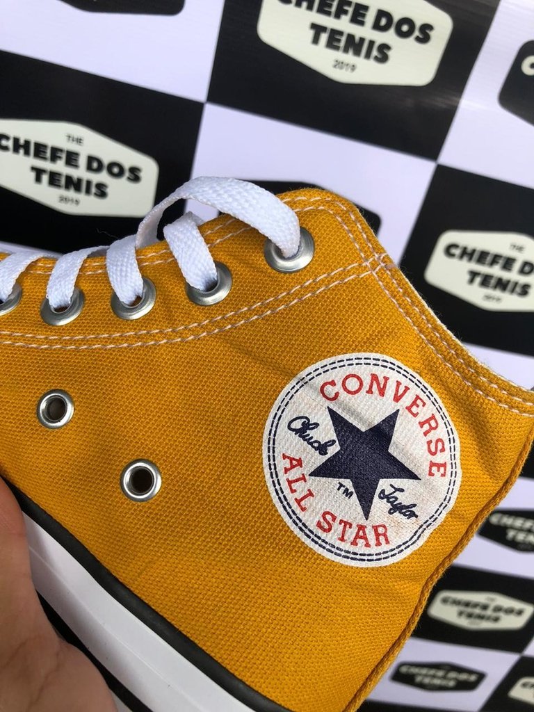 all star flatform mostarda