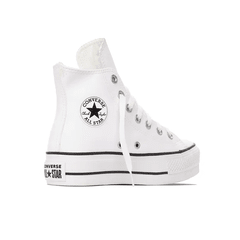 converse flatform couro