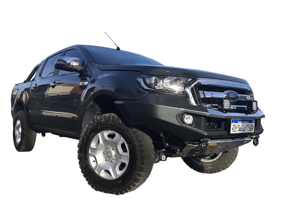BUMPER DELANTERO RHINO 4X4 FORD RANGER 2016+ EPOXI NEGRO