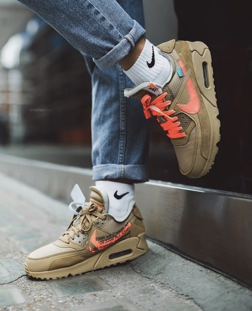 tenis nike air max 90 off white