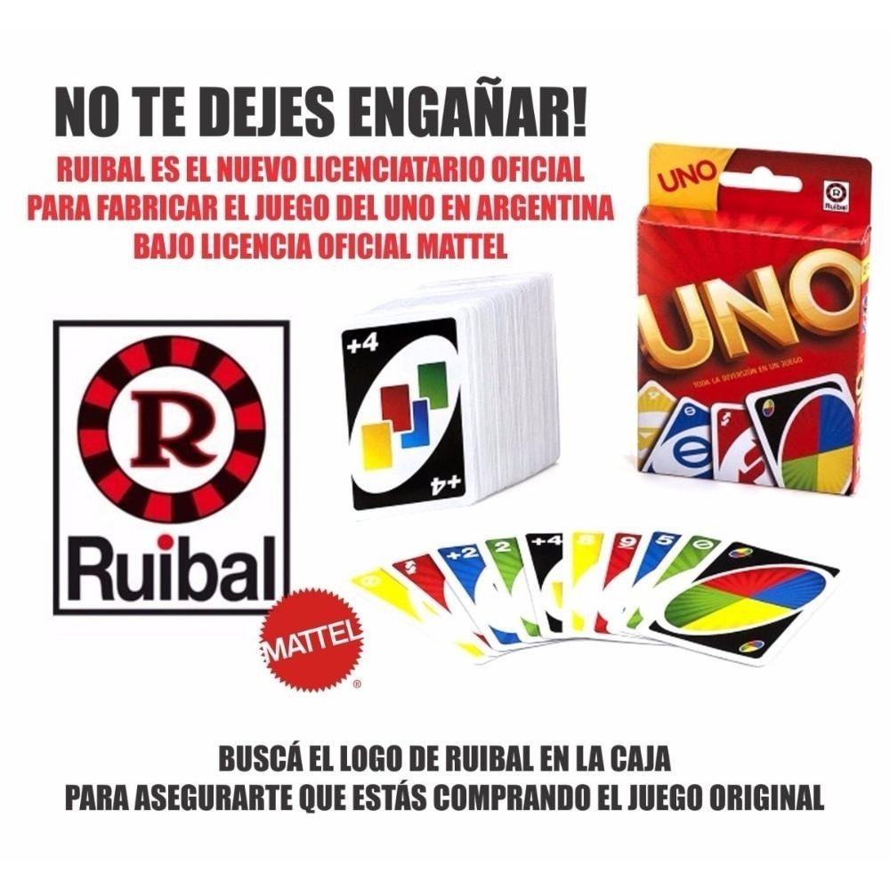juego de cartas uno original