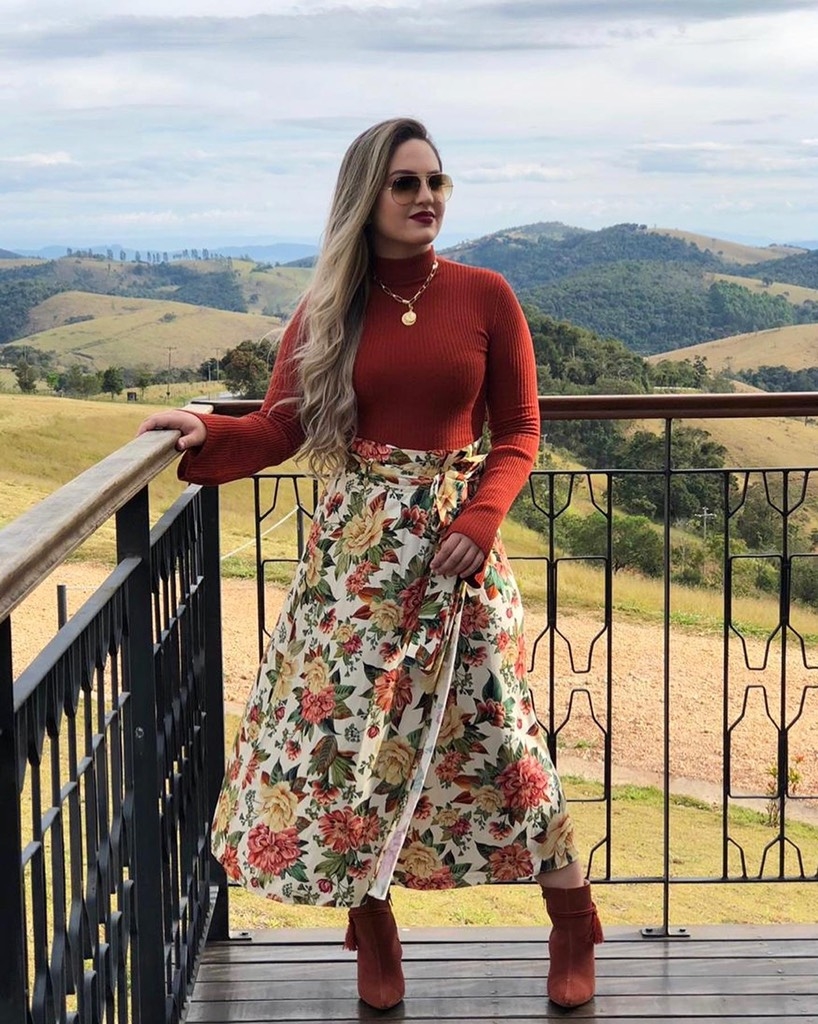 saia midi jeans dress to