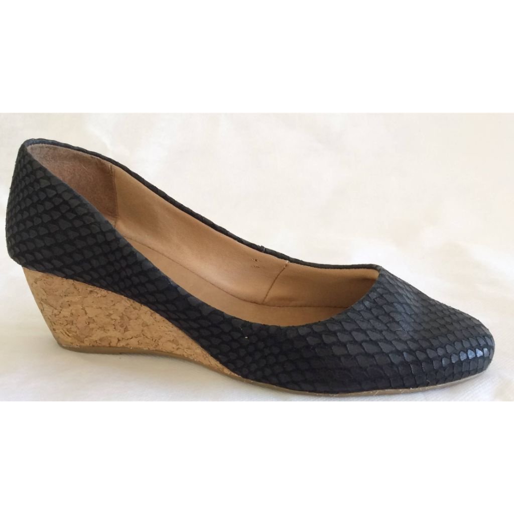 scarpin salto anabela