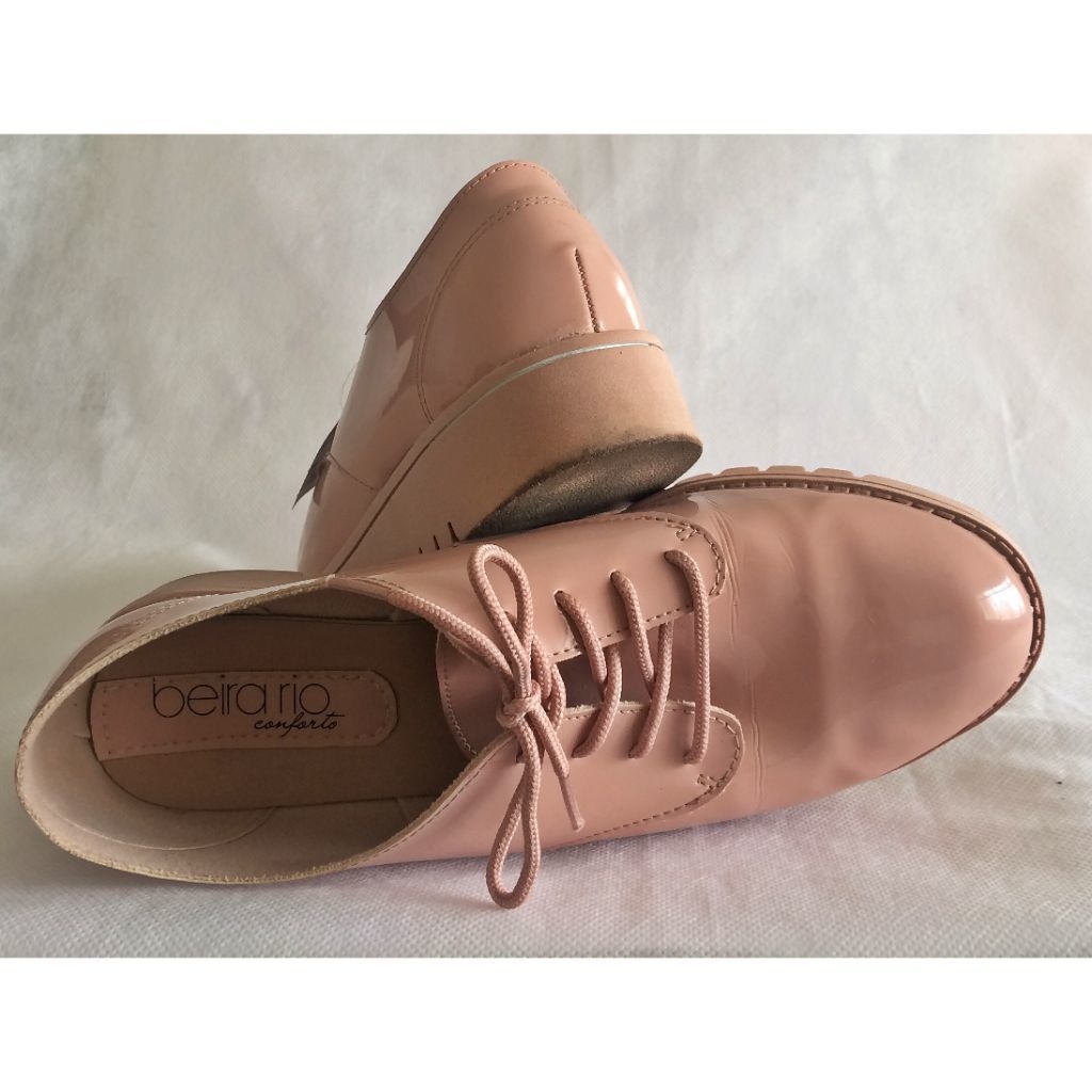 sapato oxford beira rio tratorado