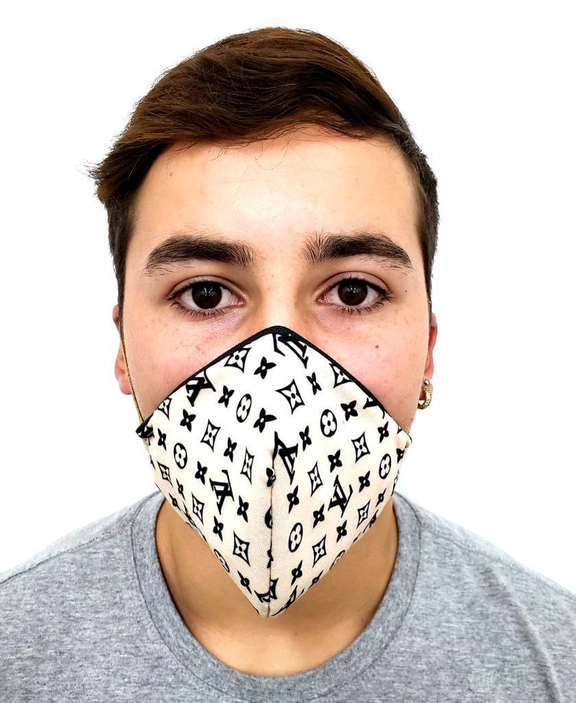 Máscara tecido de proteção lavável Louis Vuitton