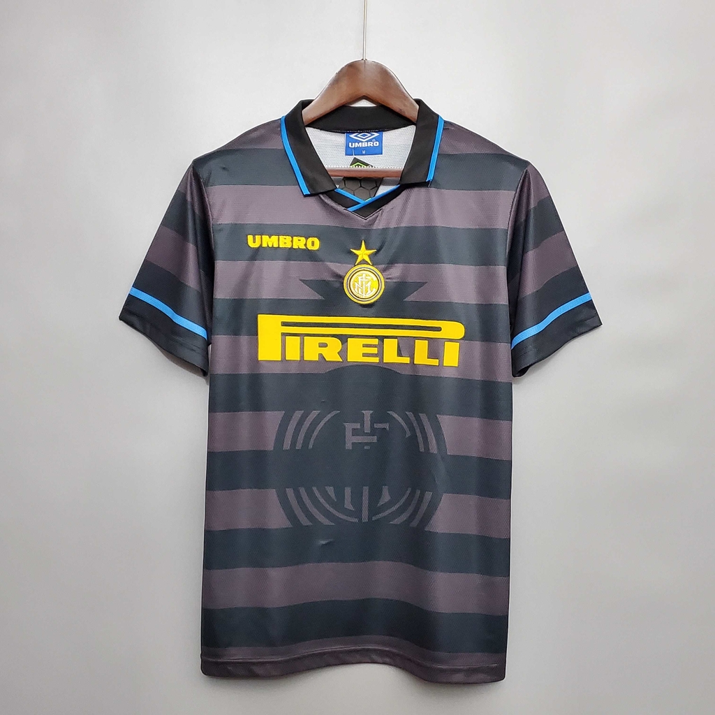 CAMISA RETRÔ DA INTER DE MILÃO 97/98 - NETSHIRTS