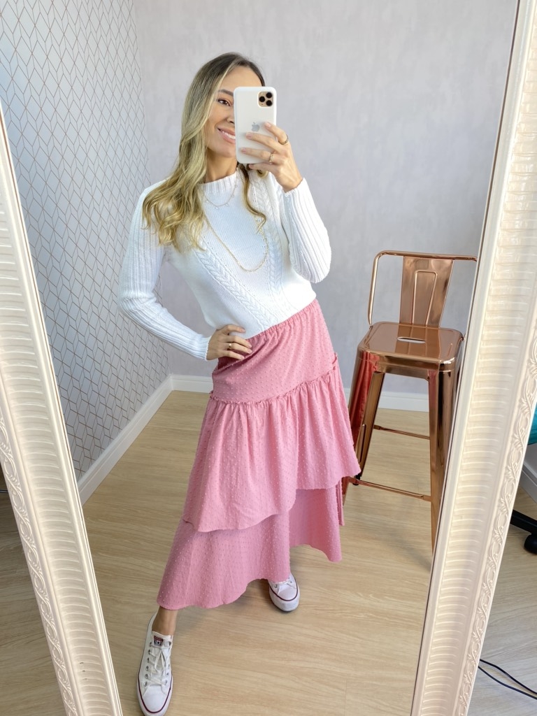comprar saia midi
