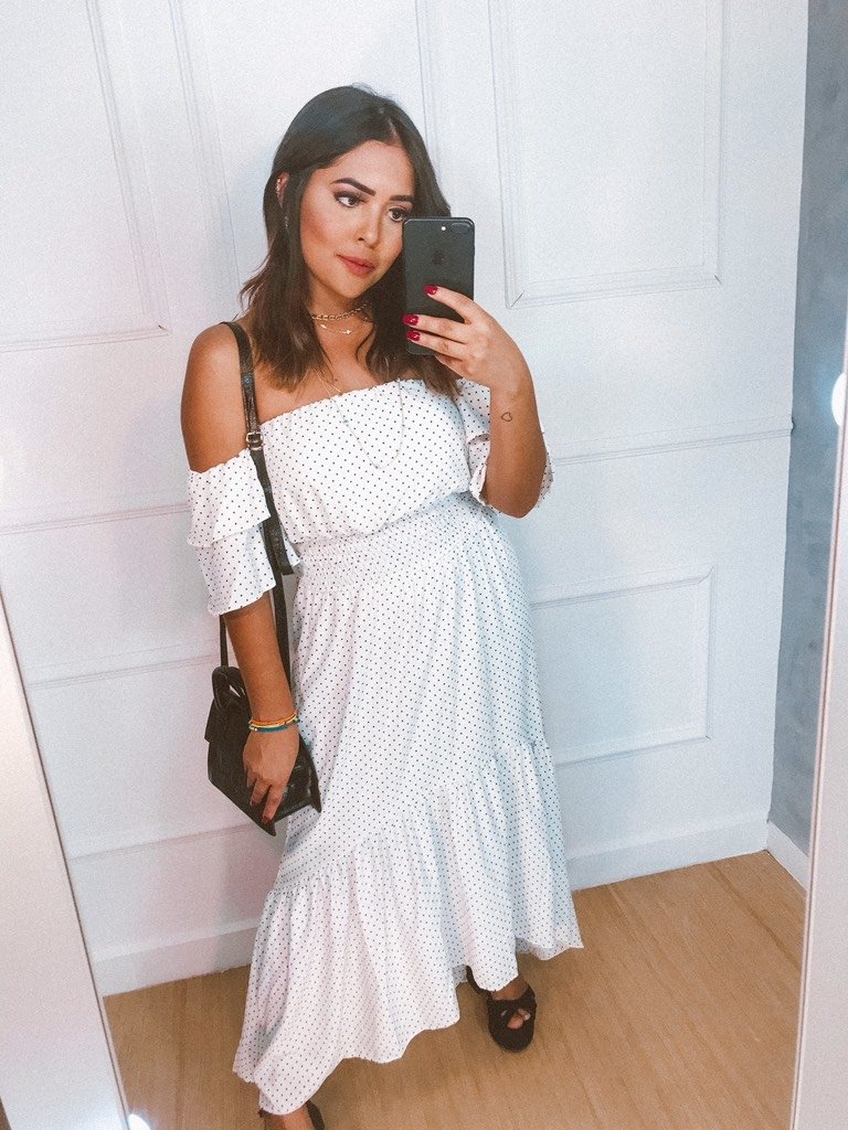 vestido branco ciganinha