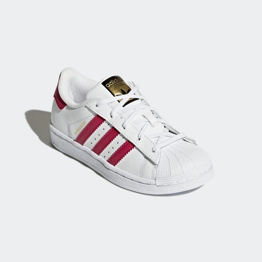 adidas superstar branco e vermelho