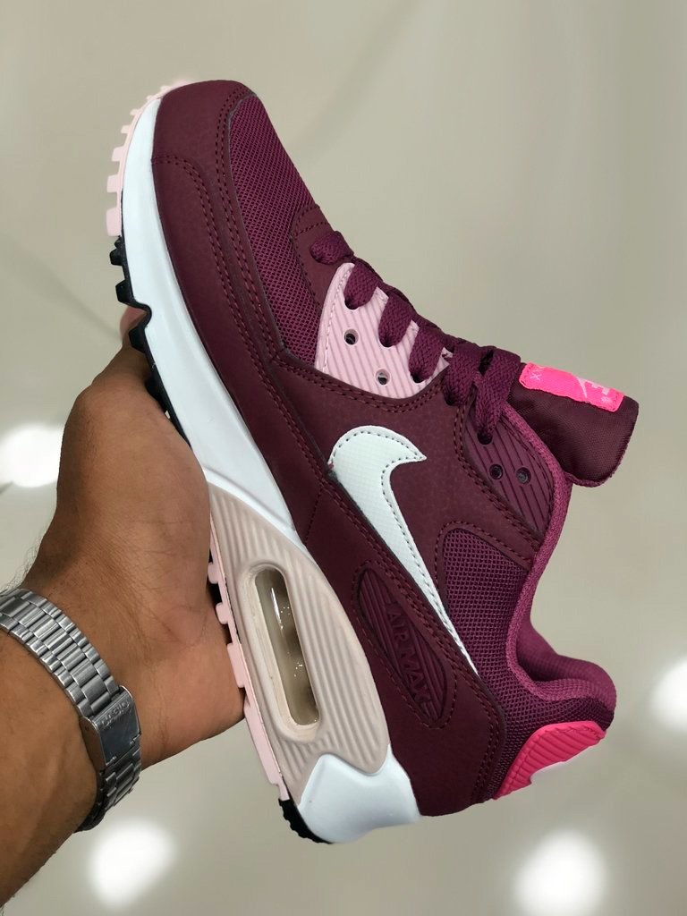 air max 90 vermelho vinho