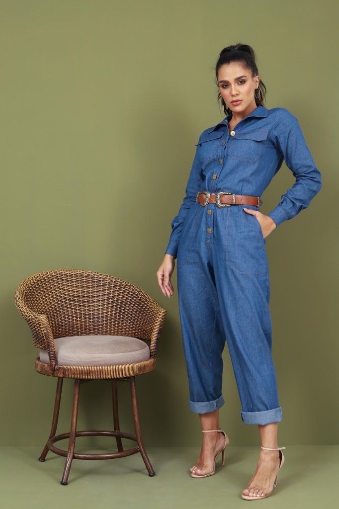 macacão macacão jeans
