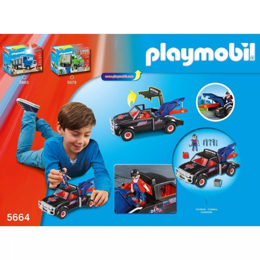 Playmobil Camión De Remolque Línea City Action Grúa 5664