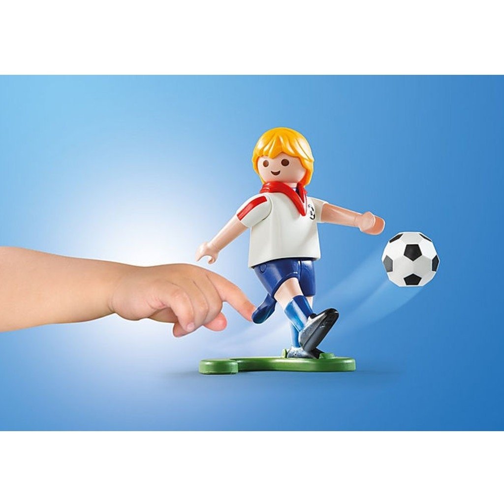 playmobil sports & action set de fútbol maletín