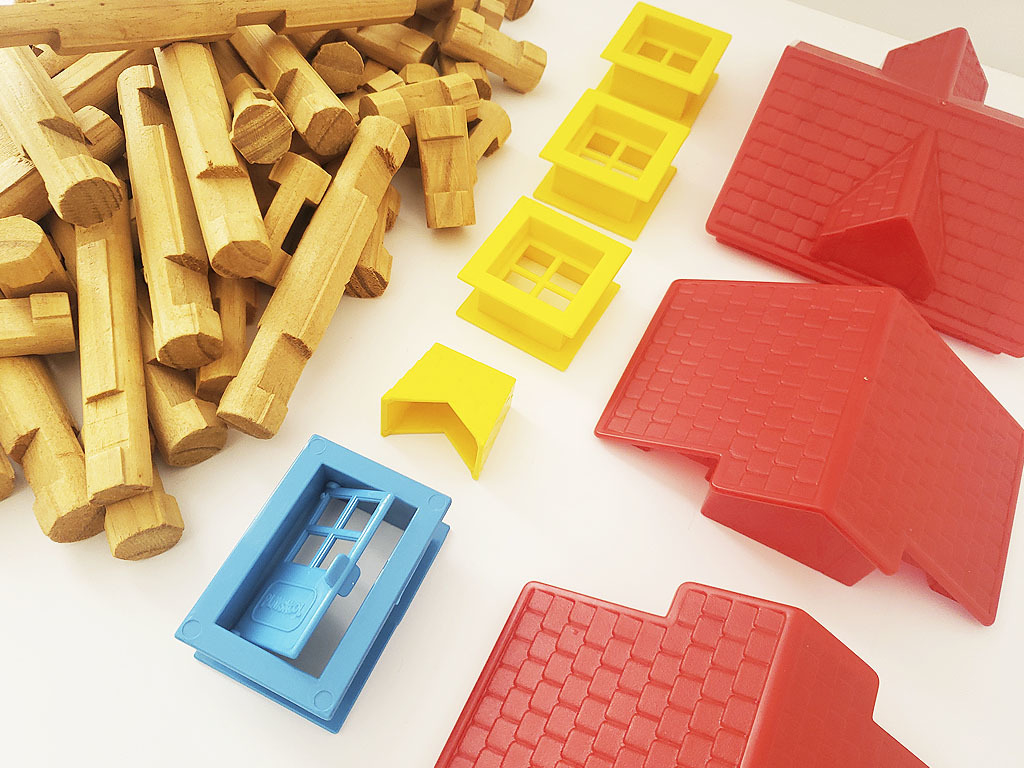 bloques de madera para armar