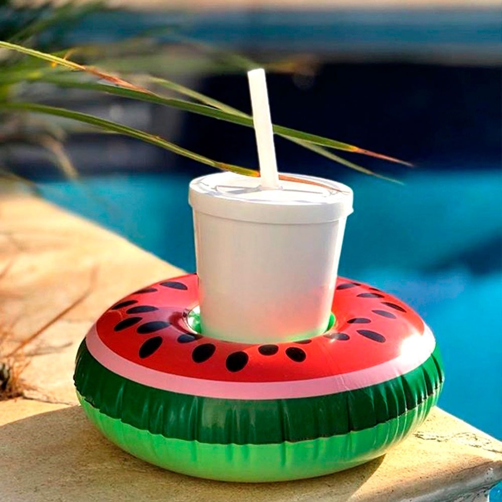 Boia De Plastico Para Copos Melancia
