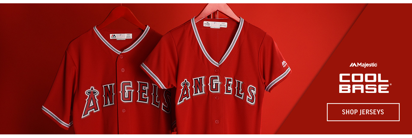 Camisa Beisebol Majestic Los Angeles Angels, Vermelho - Sports Men