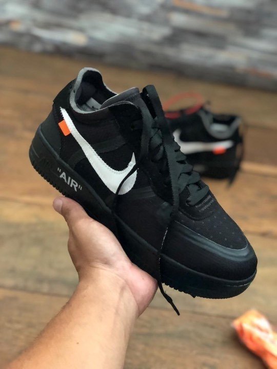 air force 1 off white preto