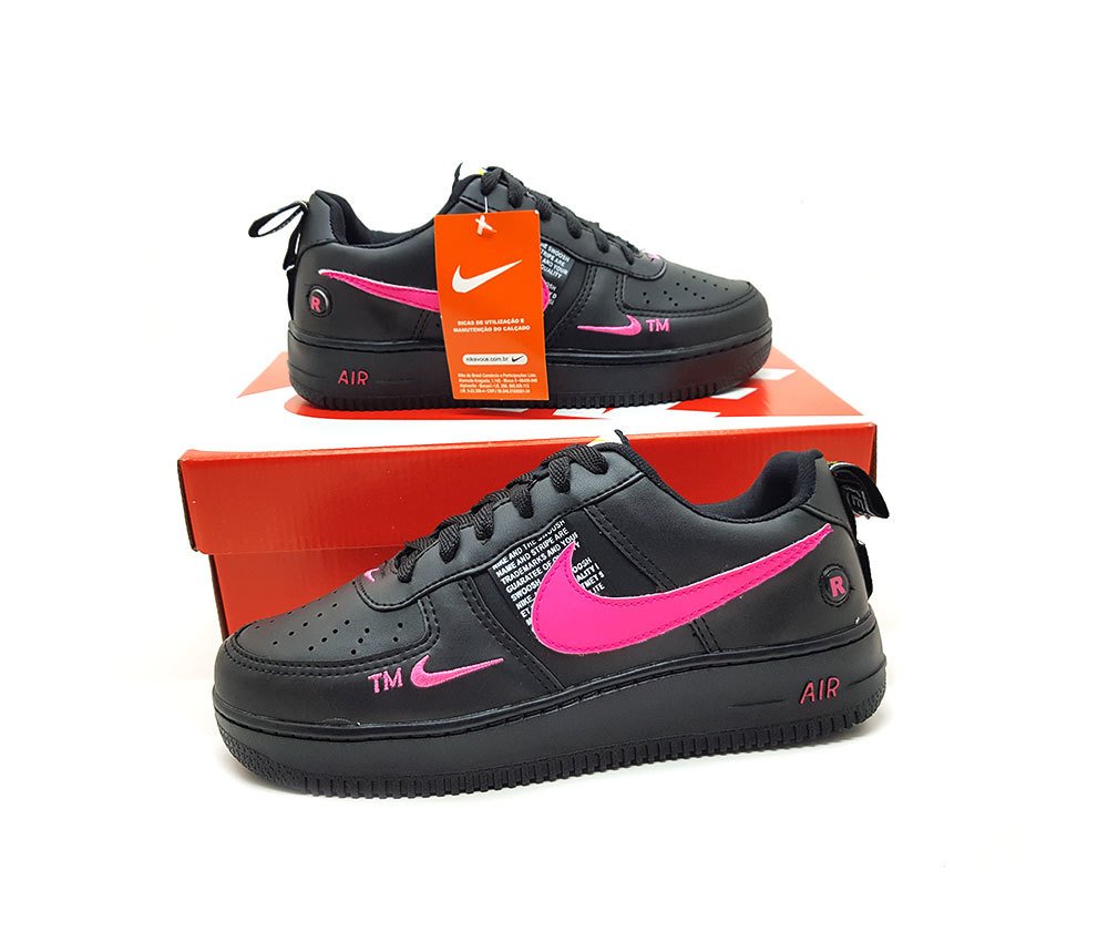 nike air force preto e rosa nike air force preto e rosa