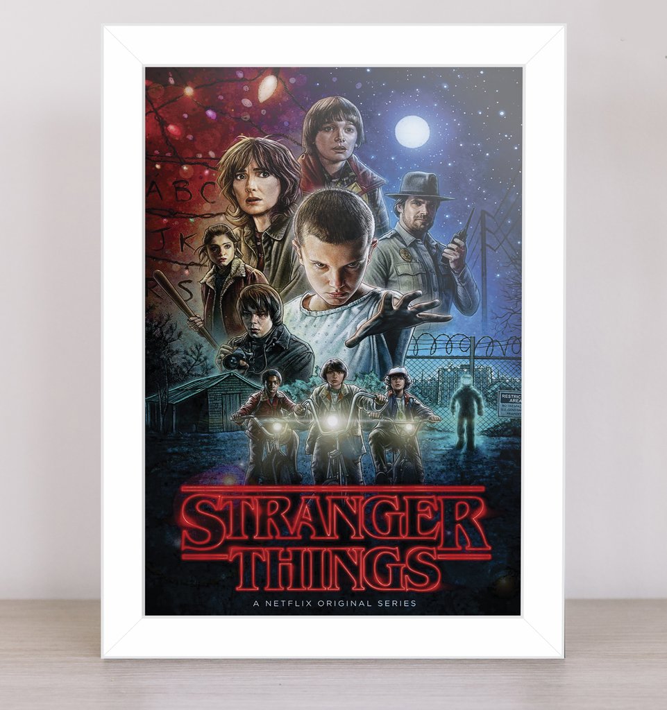 Quadro Stranger Things Comprar Em Wood Design