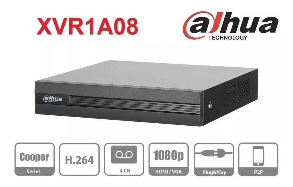 Dvr Dahua Xvr 1a08 8 Canales 1080p Circuit City