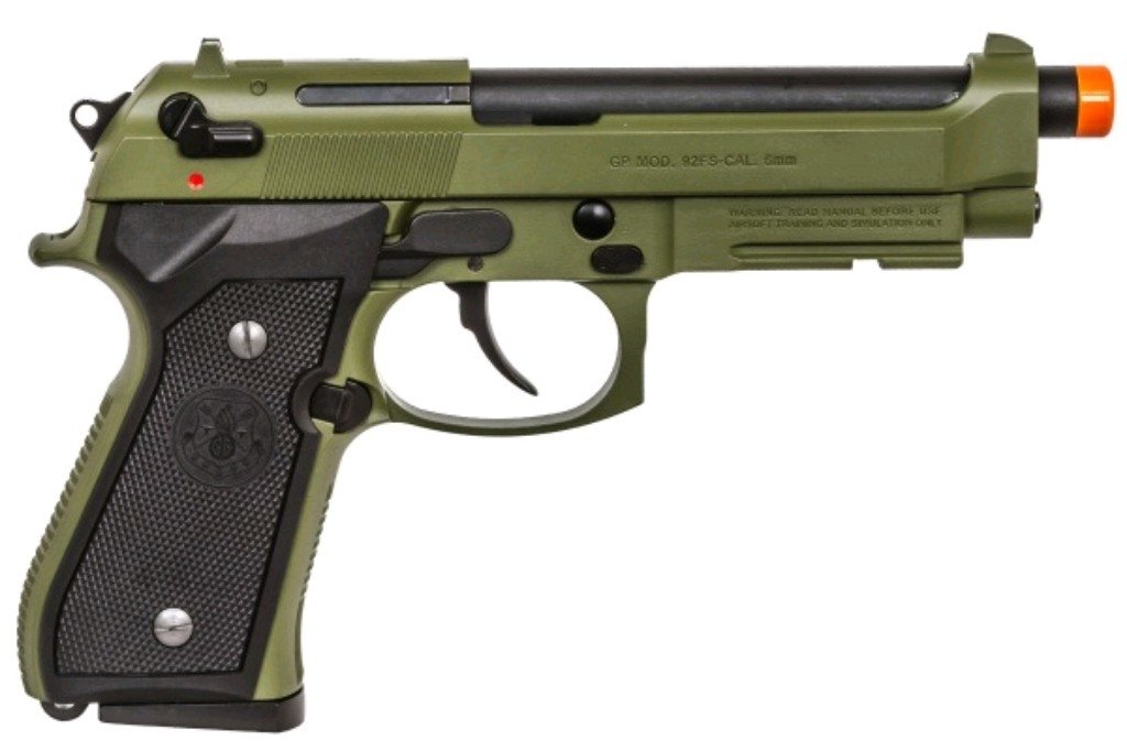 Airsoft Pistola G&G GPM92 Beretta Green Airsoft Elite