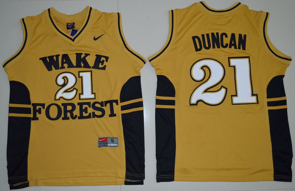 tim duncan wake forest jersey