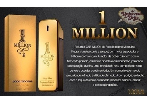 Perfume One 1 Million 100ml Edt Paco Rabanne