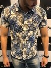 Camisa Social Level's Jeans Viscose - Estampada Folhagens
