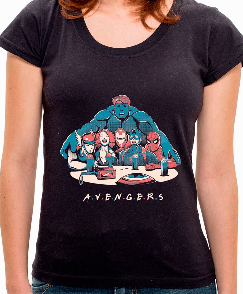 camiseta avengers friends