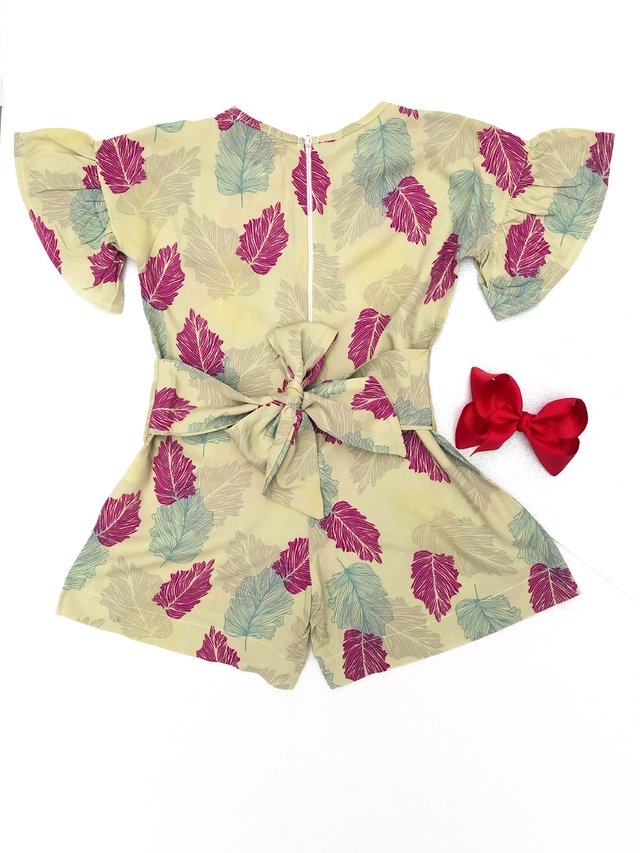 macaquinho infantil de viscose