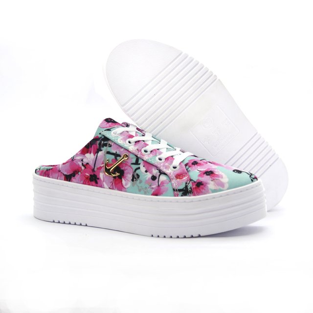 tenis mule plataforma