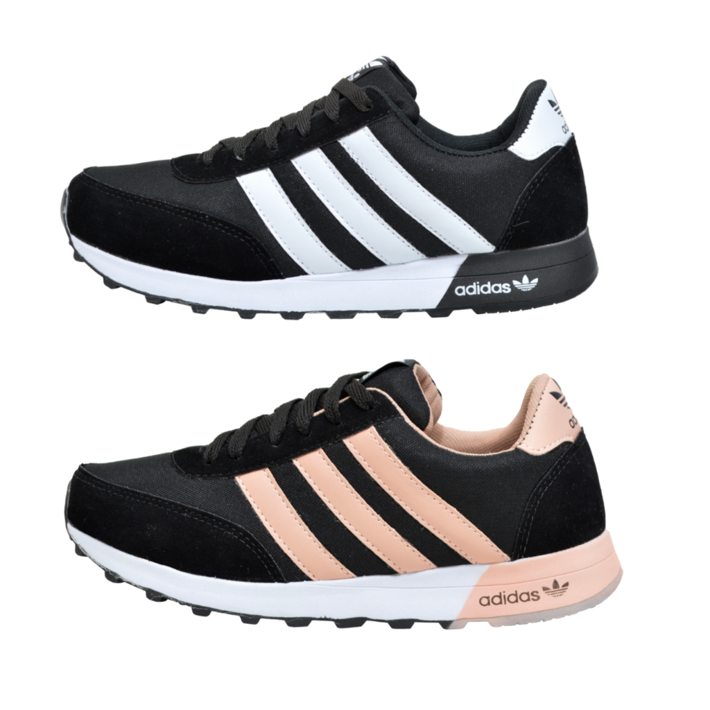 adidas neo preto e rosa adidas neo preto e rosa