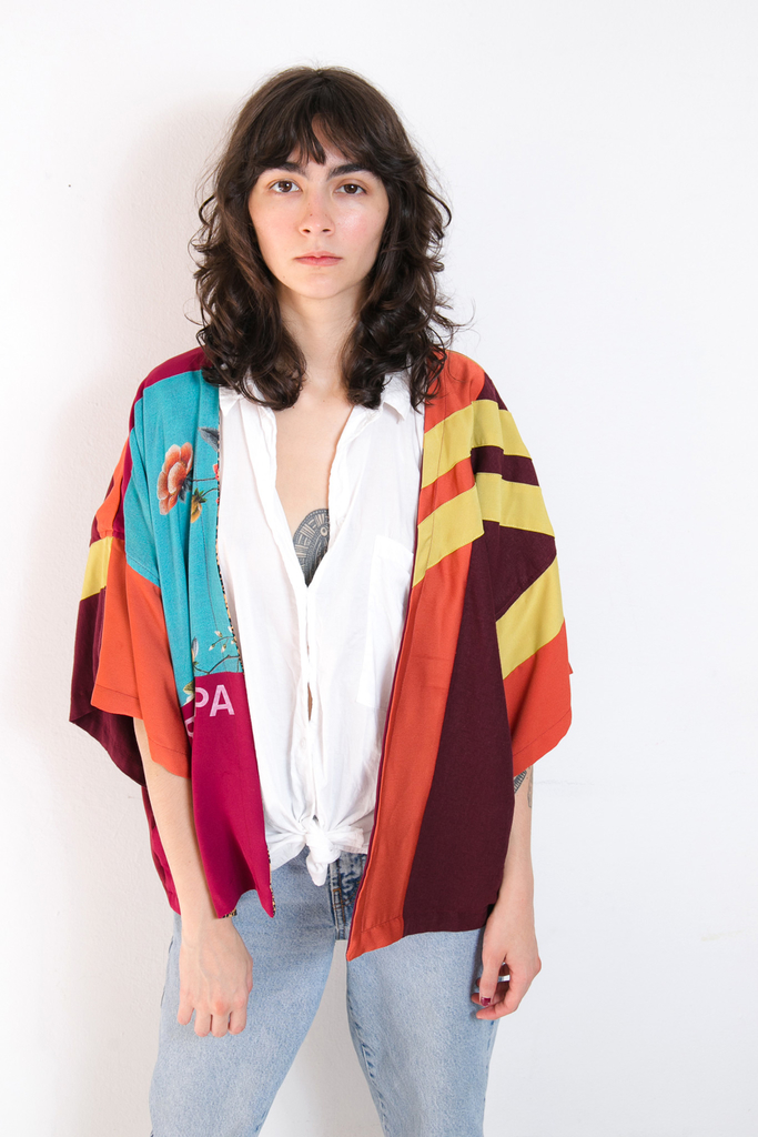 Kimono Dupla face Corais - Comprar em re-roupa