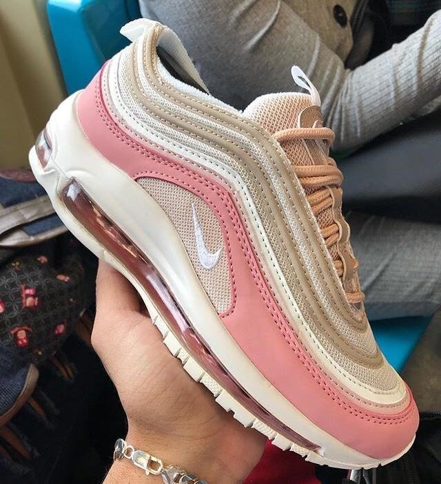 air max 97 refletivo rosa